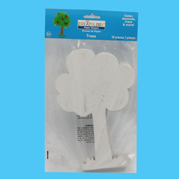 Color & Decorate your own Paper Trees