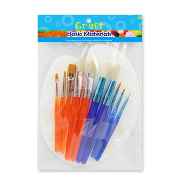 10 assorted Paint Brushes