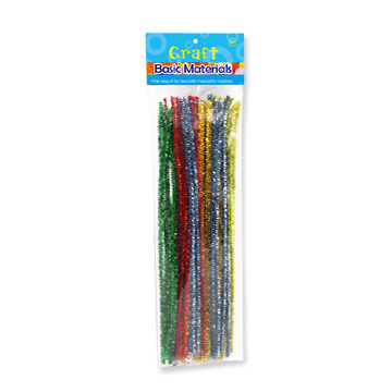 Glitter Chenilles/Pipe Cleaners: 6mm